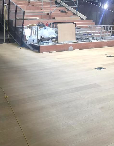 Floor finishes ready for handover